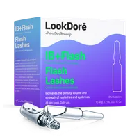 LookDoré IB+Flash Flash Lashes skoncentrowane ampułki wydłużające rzęsy, 10 x 2 ml