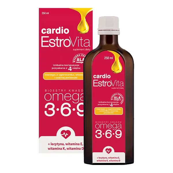 Estrovita Cardio suplement diety, 250 ml