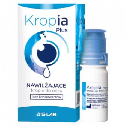 Kropia Plus nawilżające krople do oczu, 10 ml