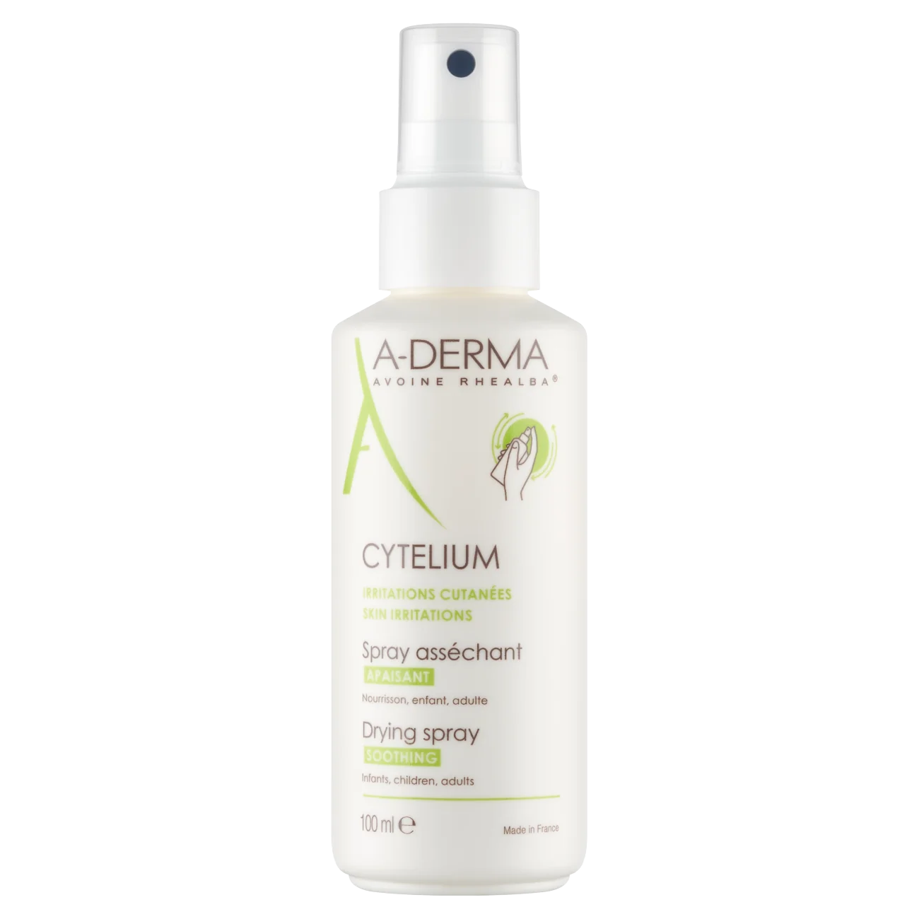 A-Derma Cytelium spray osuszający do skóry podrażnionej, 100 ml