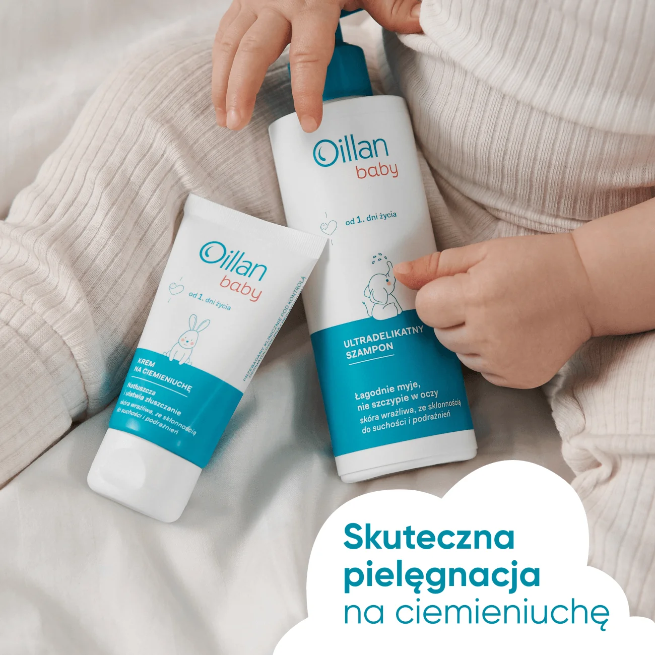 Oillan Baby krem na ciemieniuchę, 40 ml