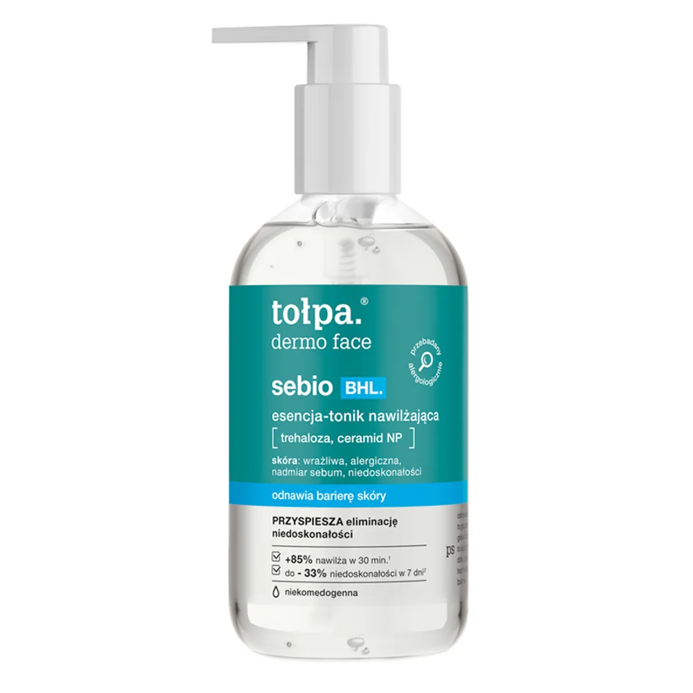 Tołpa Dermo Face Sebio BHL esencja-tonik nawilżająca, 150 ml