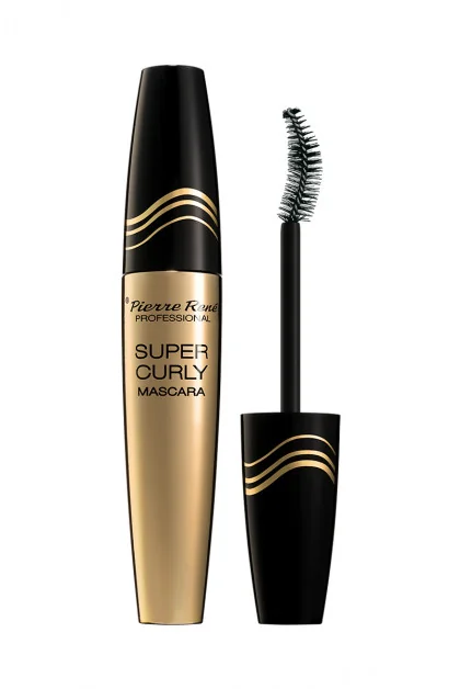 Pierre Rene Professional Super Curly Mascara podkręcający i pogrubiający tusz do rzęs czarny, 15 ml