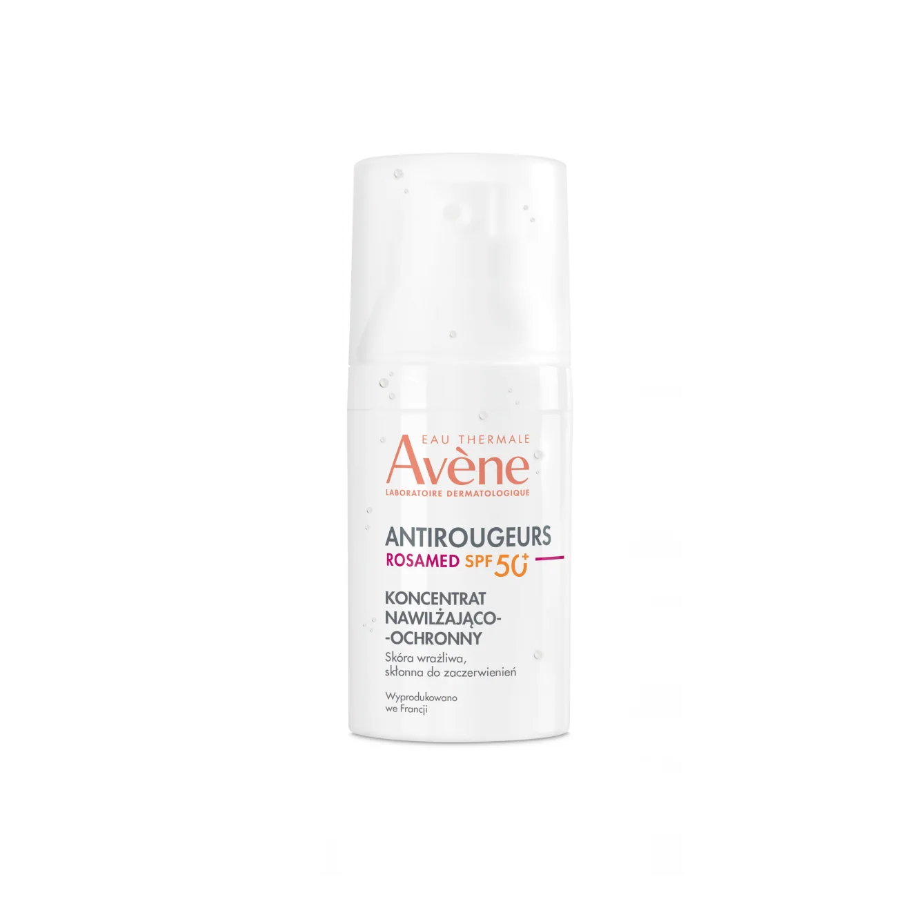 Avéne Antirougeurs Rosamed koncentrat nawilżająco-ochronny SPF 50+, 30 ml