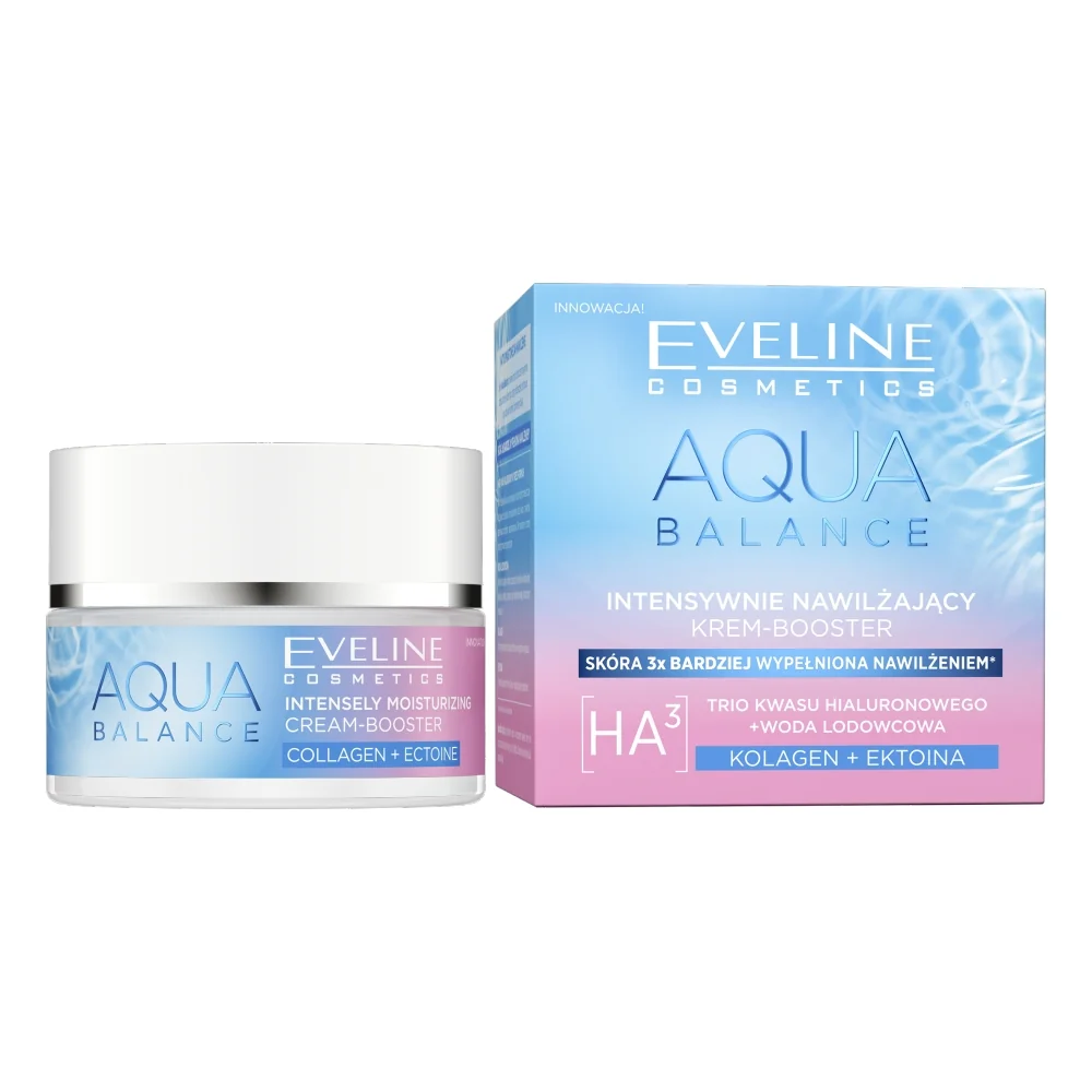 Eveline Aqua Balance intensywnie nawilżający krem-booster, 50 ml