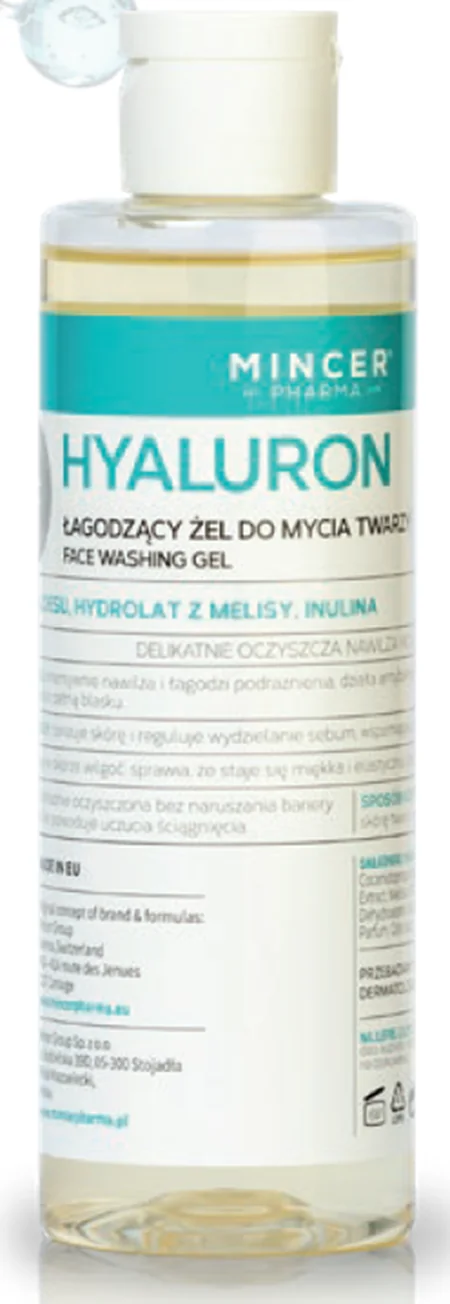 Vis Plantis Mincer Pharma Hyaluron 405 łagodzący żel do mycia twarzy, 200 ml