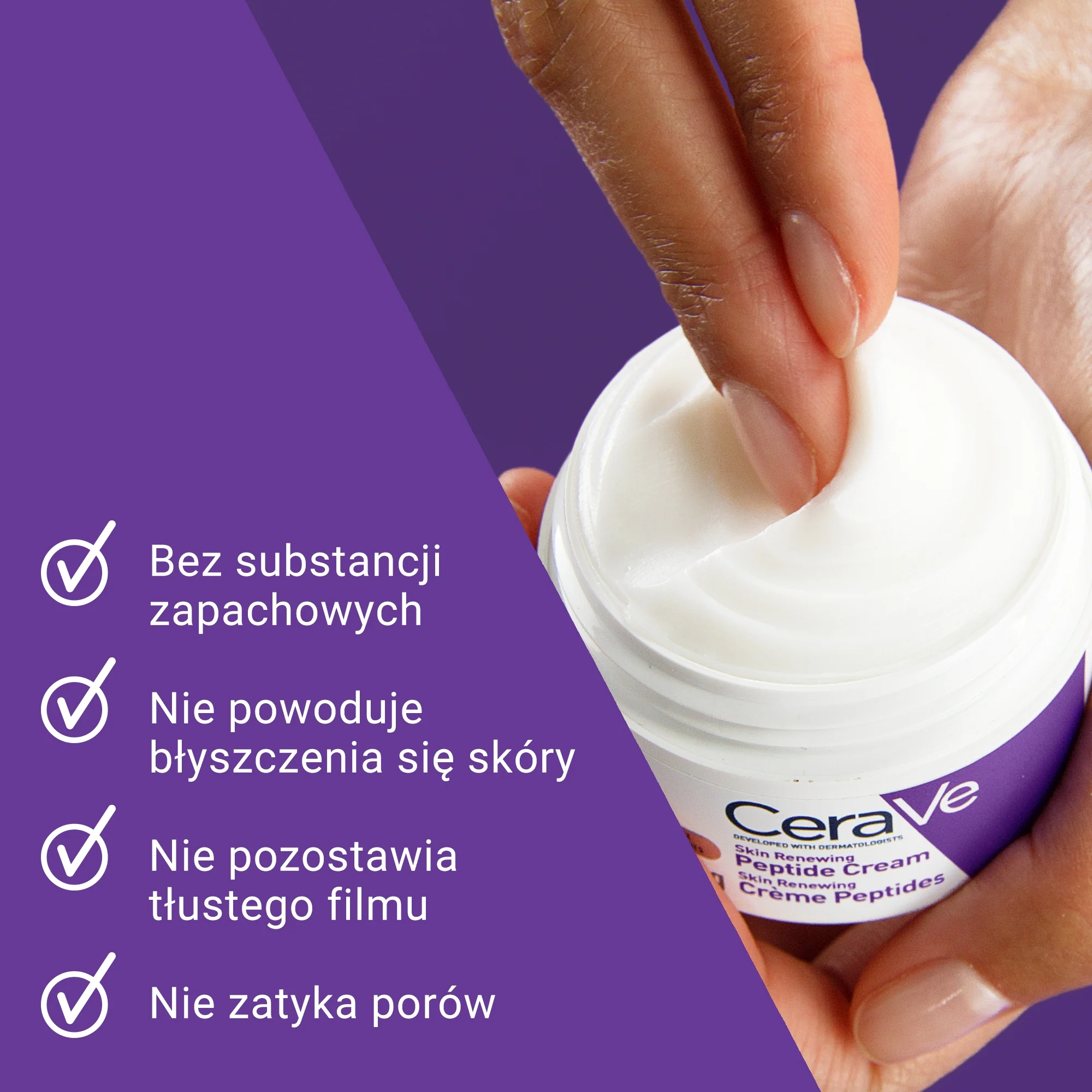 CeraVe Skin Renewing krem z peptydami, 48 g