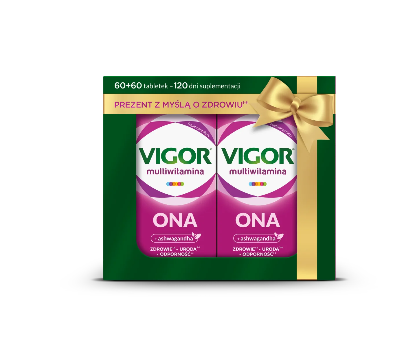 VIGOR® Multiwitamina ONA 50+ Zestaw 2 x 60 tabletek