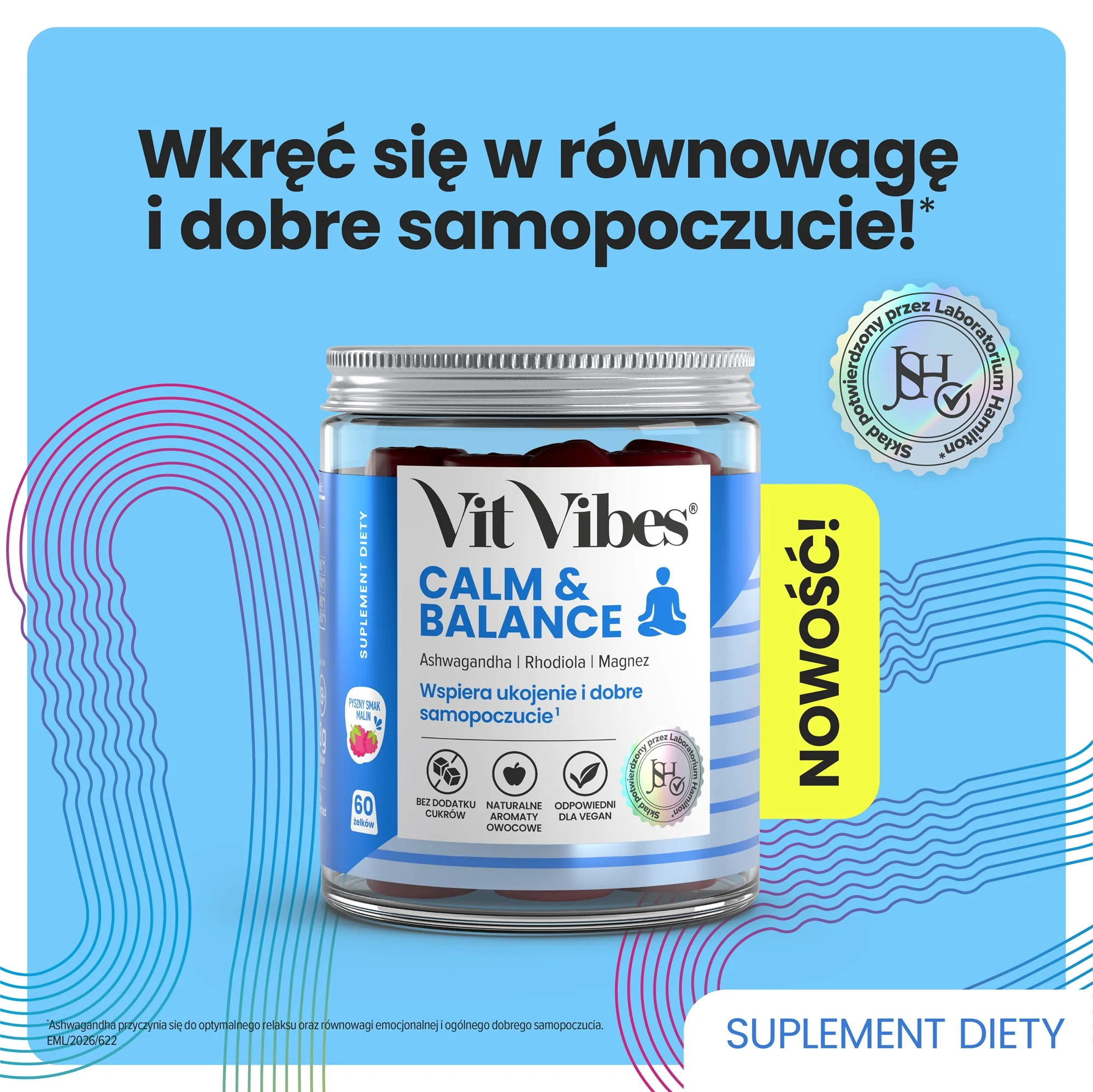 Vit Vibes® Calm & Balance 60 żelek