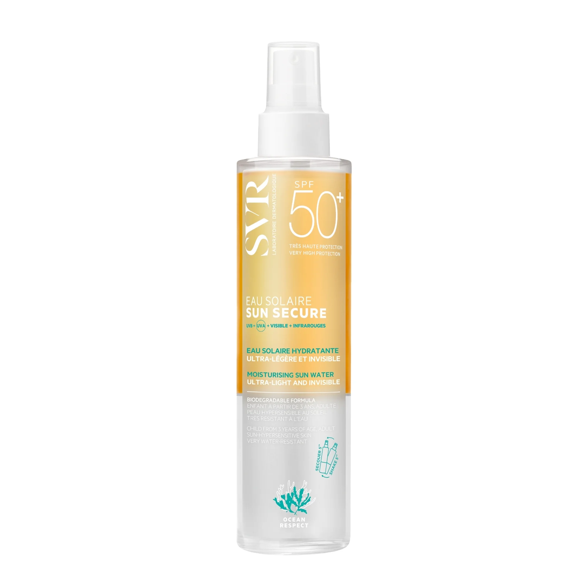 SVR Sun Secure Eau Soleil spray SPF 50, 200 ml