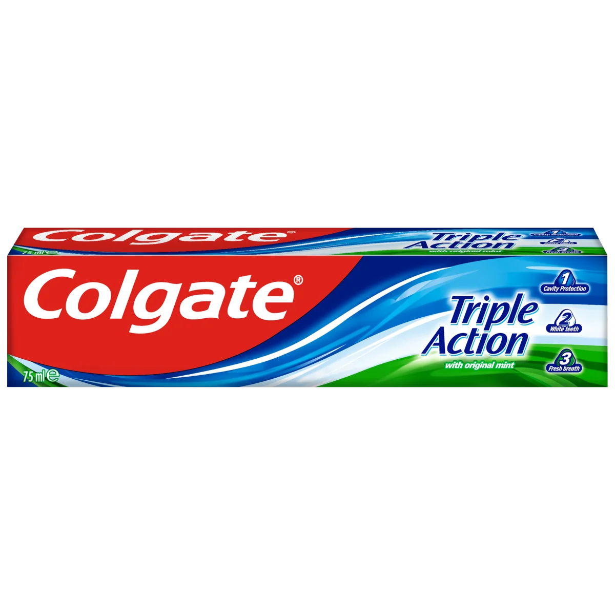 Colgate Triple Action Original Mint pasta do zębów, 75 ml