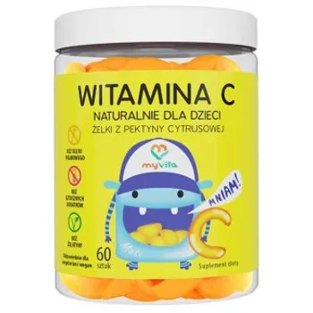 MyVita, Witamina C, naturalne żelki dla dzieci, suplement diety, 60 sztuk 