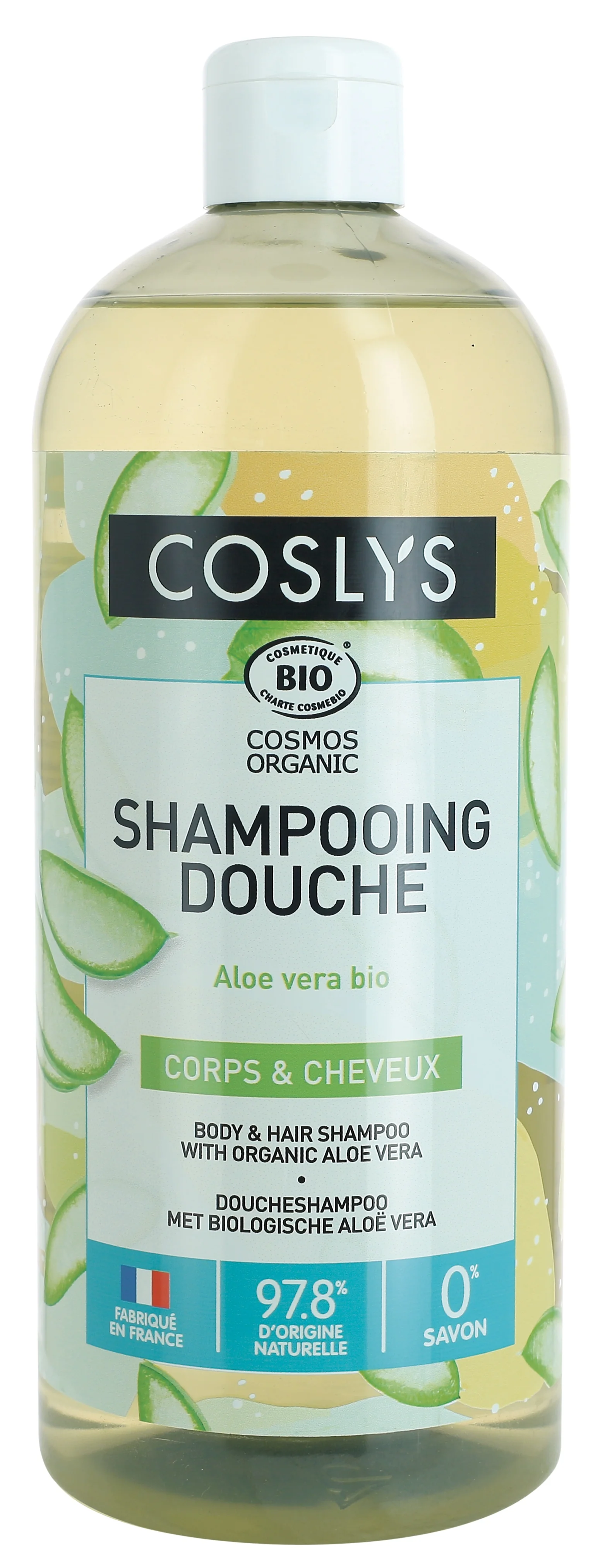 Coslys szampon i żel pod prysznic z aloesem, 1 l