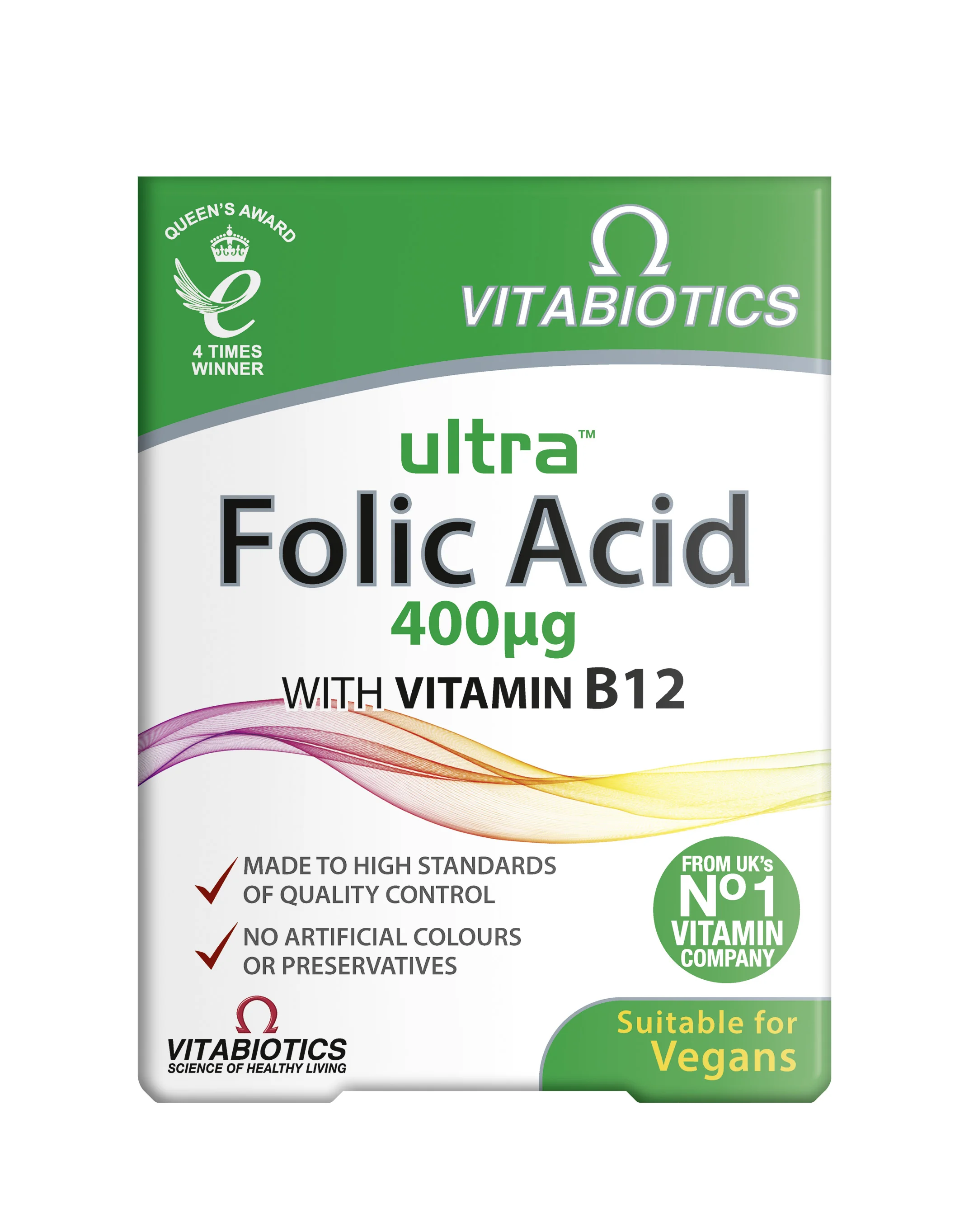 Vitabiotics Ultra Folic Acid 60 tabletek