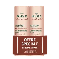 Nuxe Reve De Miel, ultraodżywcza pomadka do ust (duopak), 2x4g