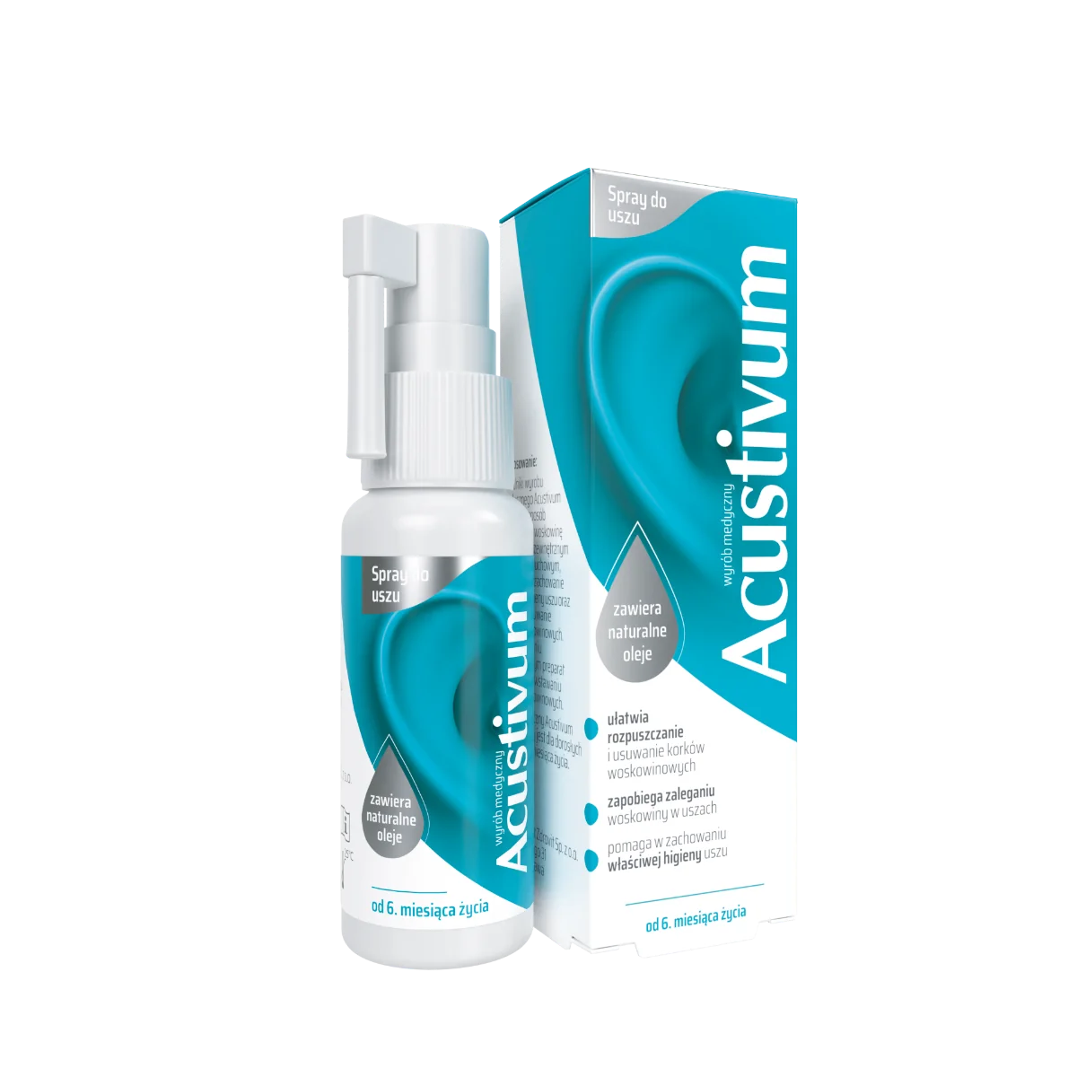 Acustivum spray do uszu, 20 ml