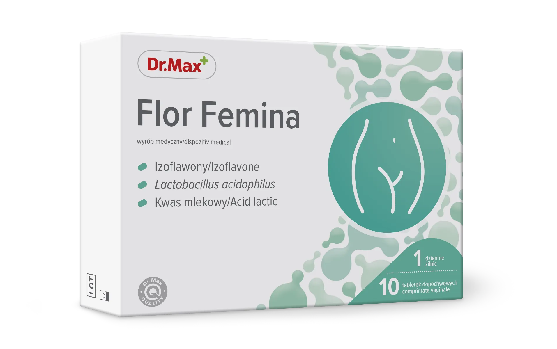 Florfemina Dr.Max, tabletki dopochwowe, 10 tabletek