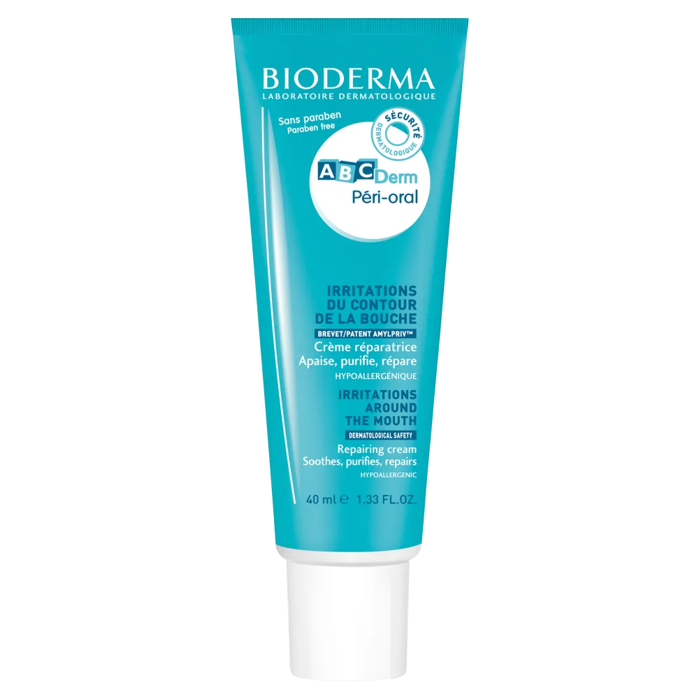 Bioderma ABCDerm Peri-oral, krem ochronno-łagodzący do skóry wokół ust, 40 ml