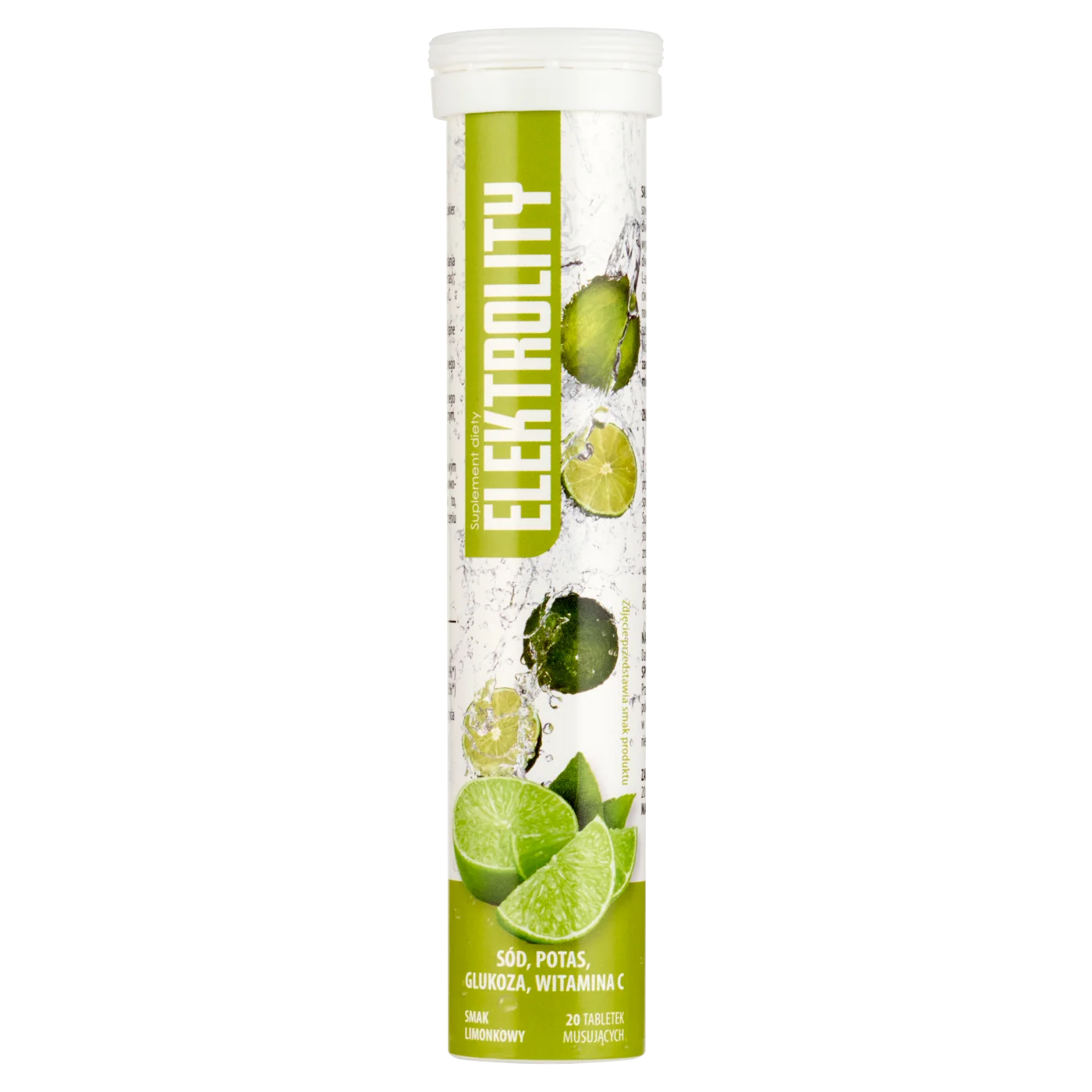 Activlab Elektrolity limonka, 20 tabletek musujących