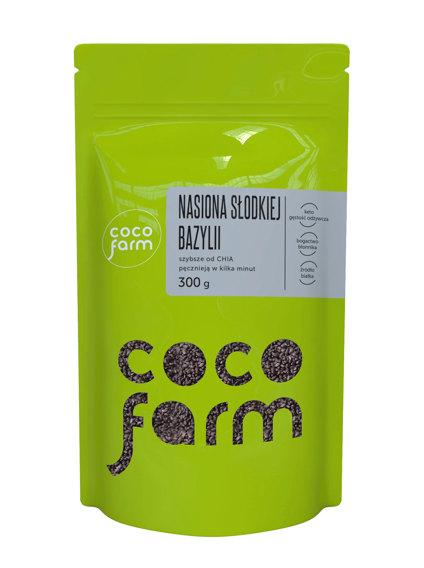 Coco Farm nasiona słodkiej bazylii, 300 g