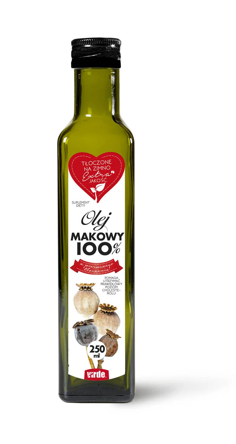 Virde olej makowy 100%, 250 ml