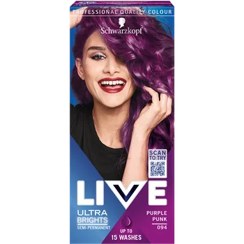 Schwarzkopf Live Ultra Brights farba do włosów 094 Purple Punk, 1 szt.