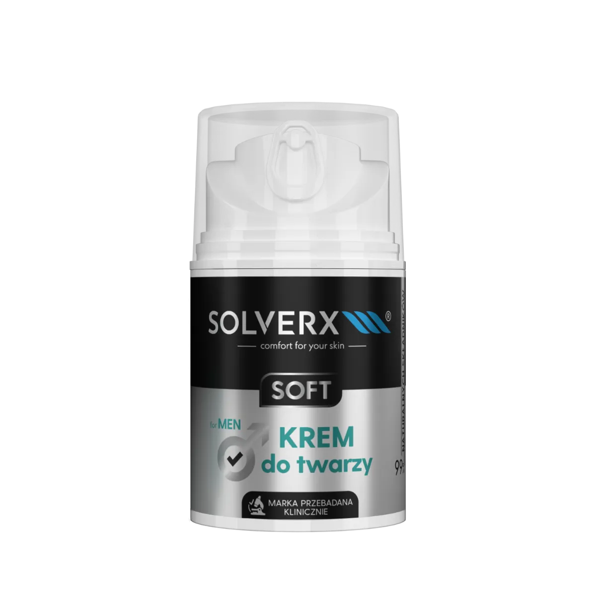 Solverx Soft Men krem do twarzy dla mężczyzn, 50 ml