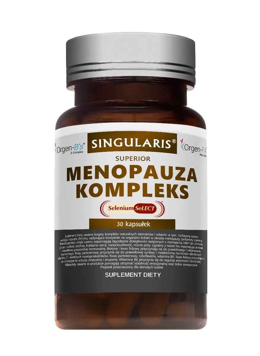 SINGULARIS Superior MENOPAUZA KOMPLEKS , suplement diety, kapsułki, 30 sztuk