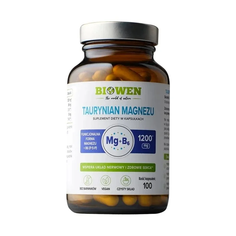 Biowen Taurynian Magnezu,100 kapsułek 100 kapsułek