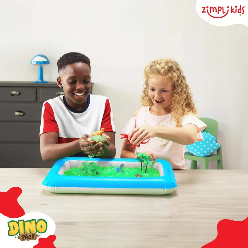 Zimpli Kids Gelli Worlds Dino Pack zestaw do tworzenia gelli z figurkami i tacą
