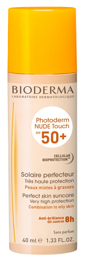 Bioderma Photoderm Nude Touch, podkład mineralny, odcień ciemny, SPF 50+, 40ml