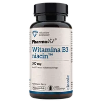 Witamina B3 Pharmovit, suplement diety, 60 kapsułek