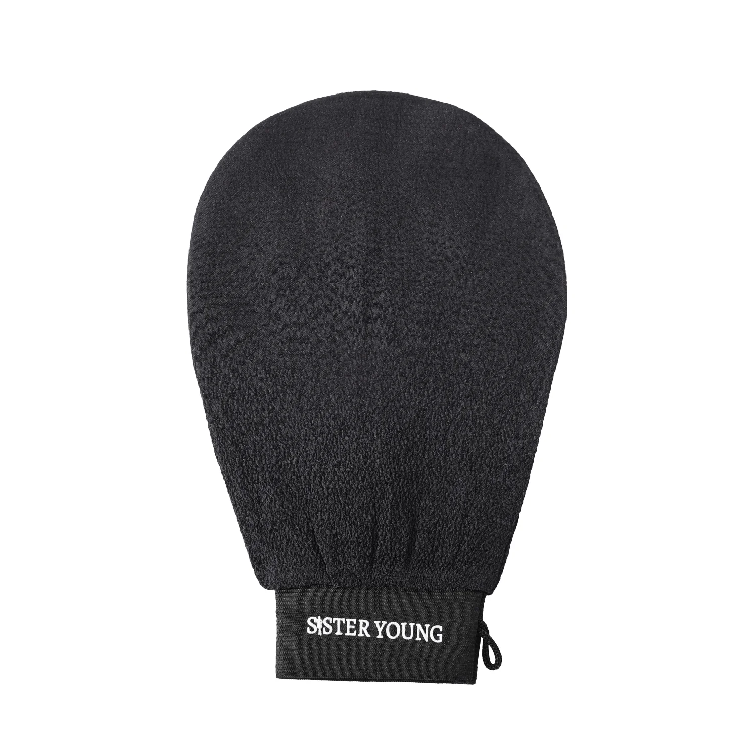 Sister Young Nova black, złuszczająca rękawica do peelingu ciała, 1 sztuka