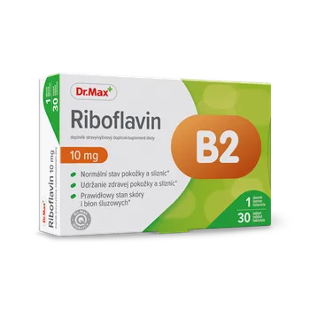 Witamina B₂ (ryboflawina) Dr.Max, suplement diety, 30 tabletek 