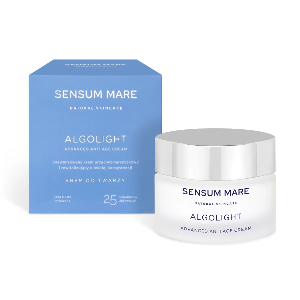 Sensum Mare Algolight zaawansowany krem rewitalizujący i przeciwzmarszczkowy, 50 ml