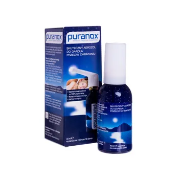 Puranox, aerozol do gardła przeciw chrapaniu, 40 ml 
