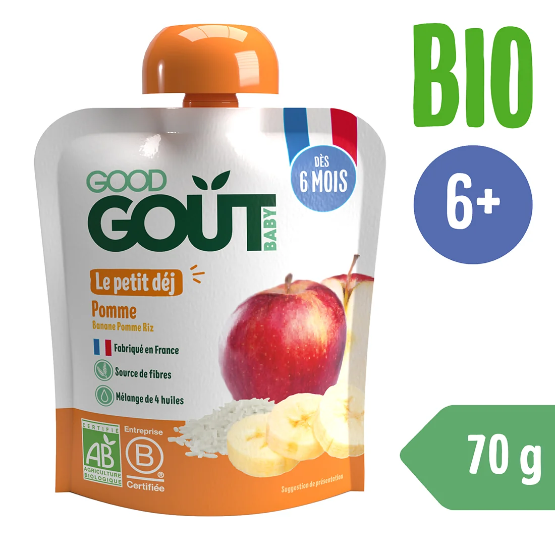 Good Gout BIO jabłkowe śniadanie, 70 g