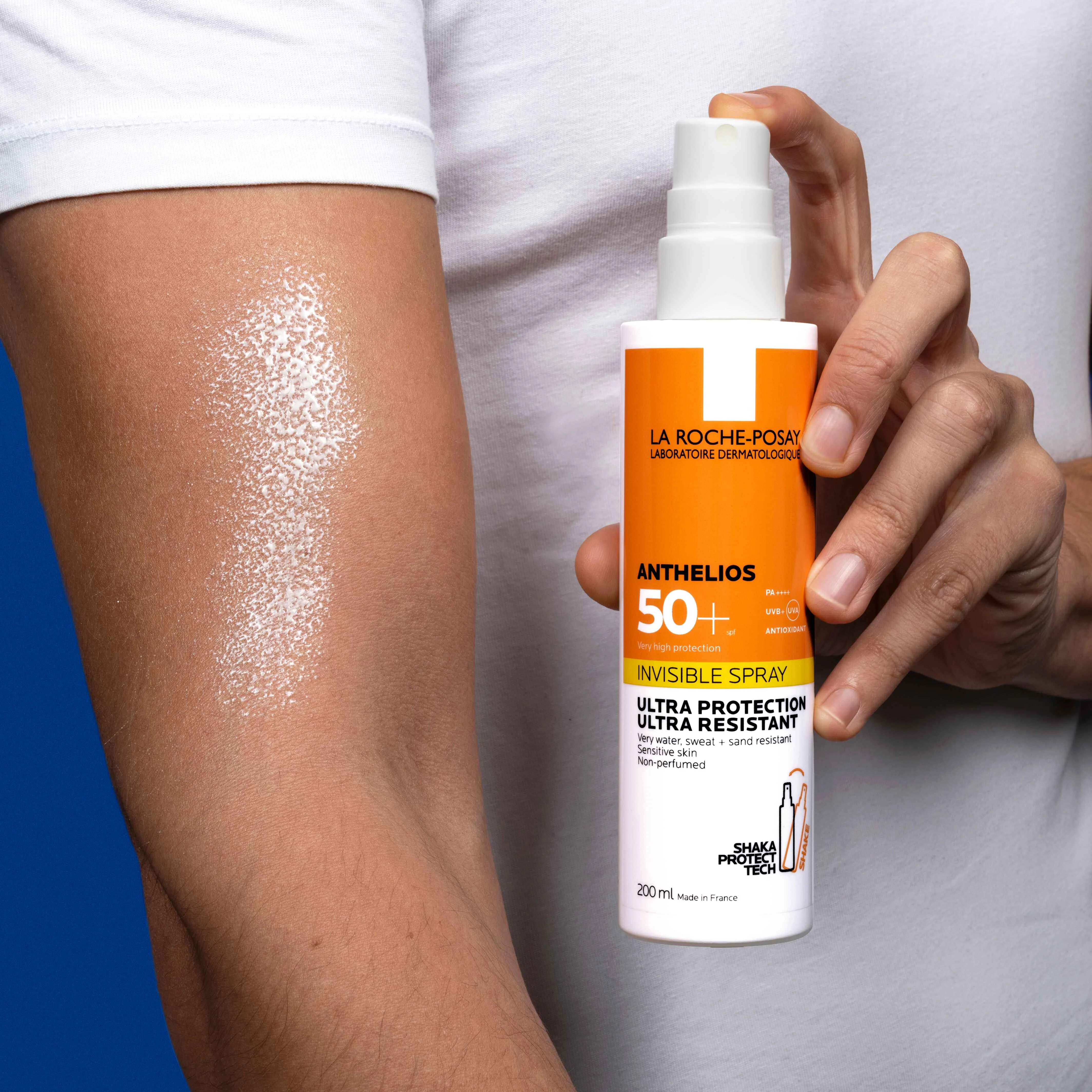 La Roche-Posay Anthelios, Niewidoczny Spray do ciała SPF 50+, 200 ml