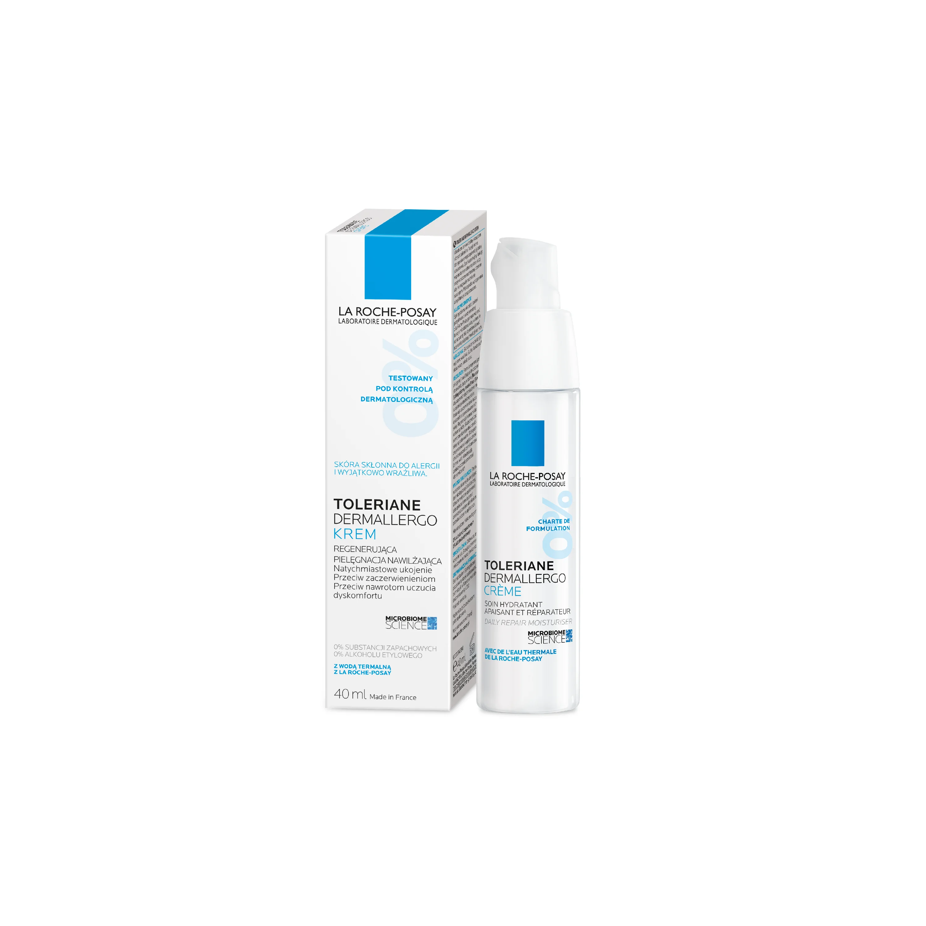 La Roche-Posay Toleriane Dermallergo, Krem o bogatej konsystencji, 40 ml