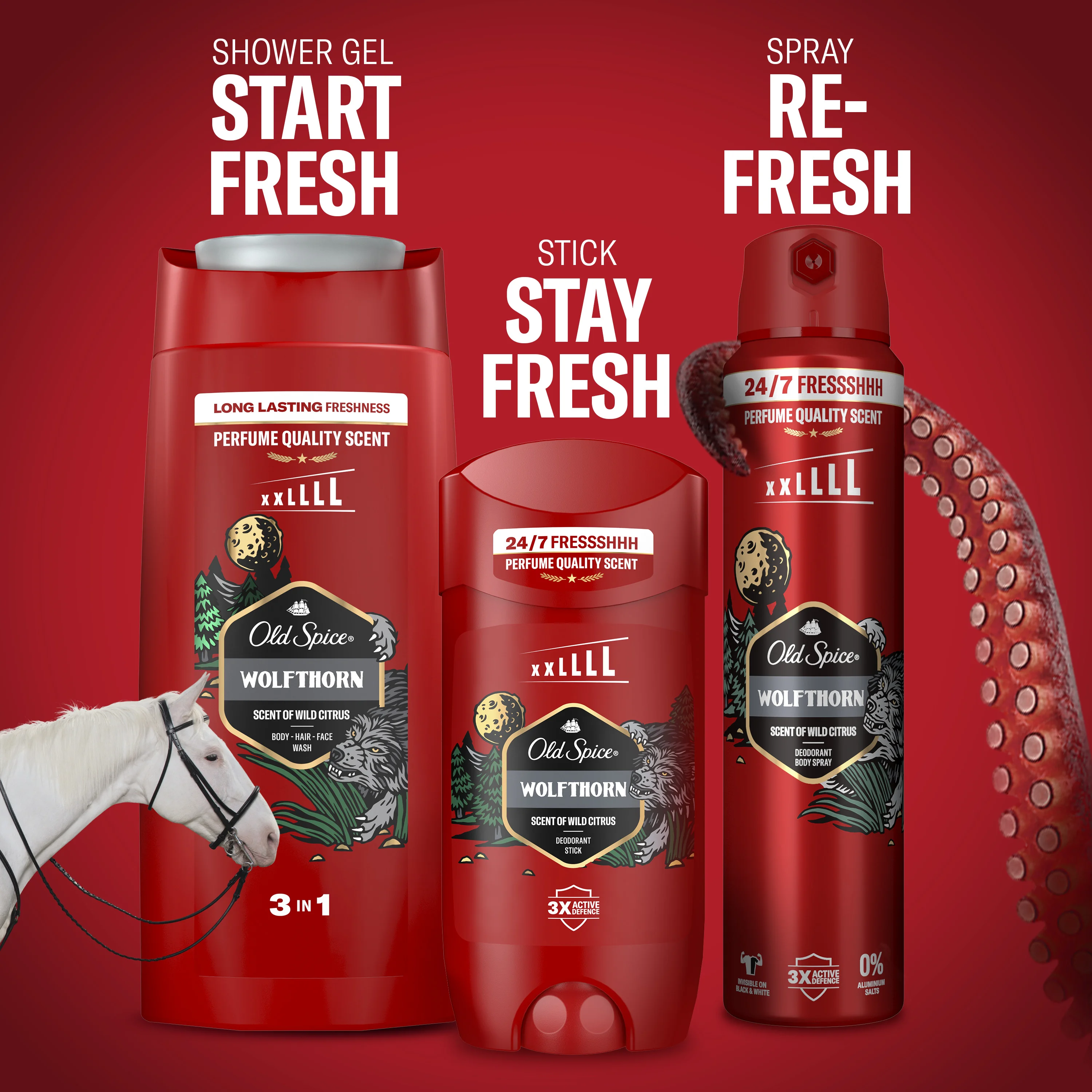 Old Spice Wolfthorn dezodorant w sprayu, 250 ml