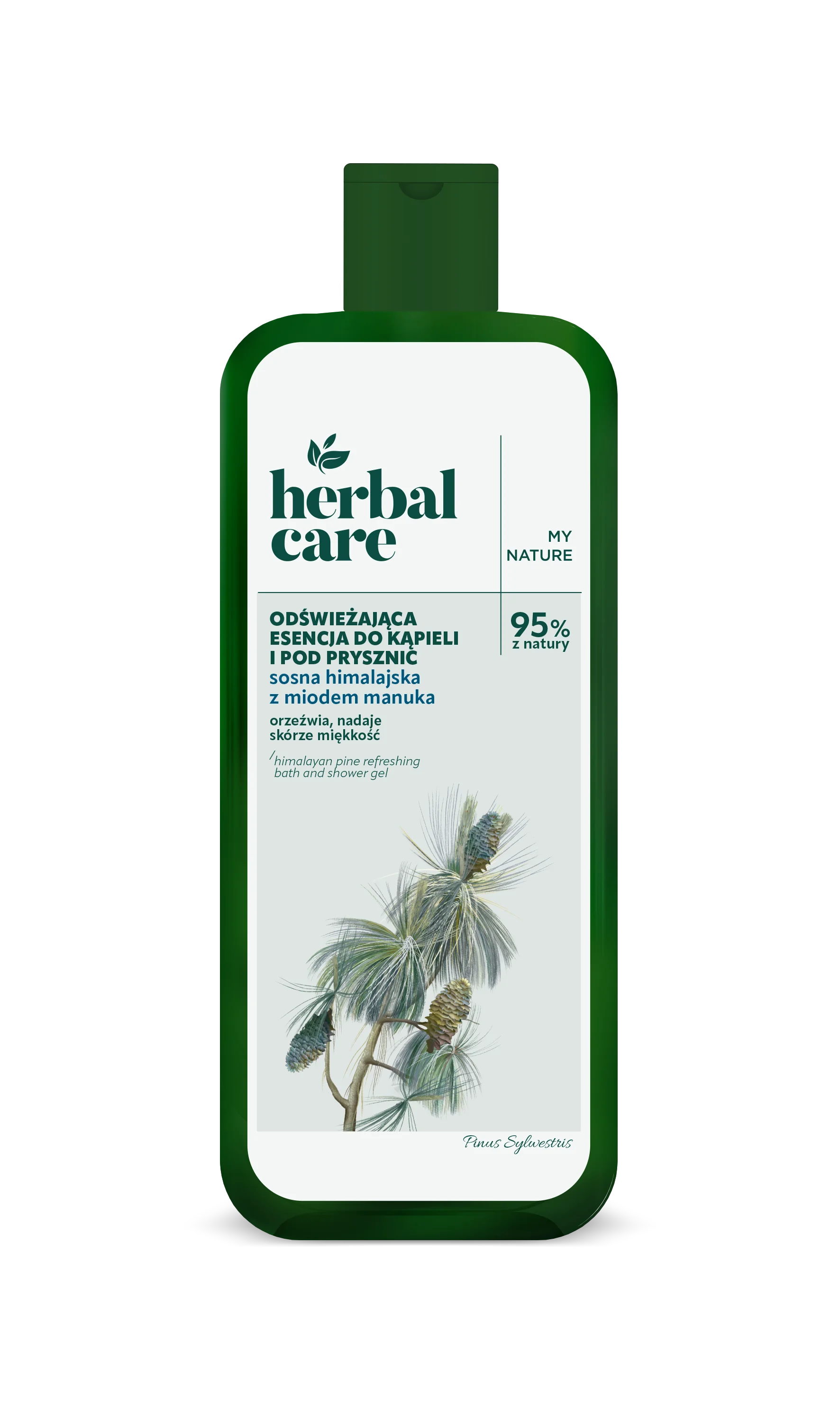 Herbal Care Sosna himalajska odświeżający żel pod prysznic, 400 ml