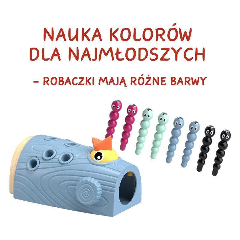 Top Bright Nakarm Ptaszka Złap Robaczka gra zręcznościowa 24 m+