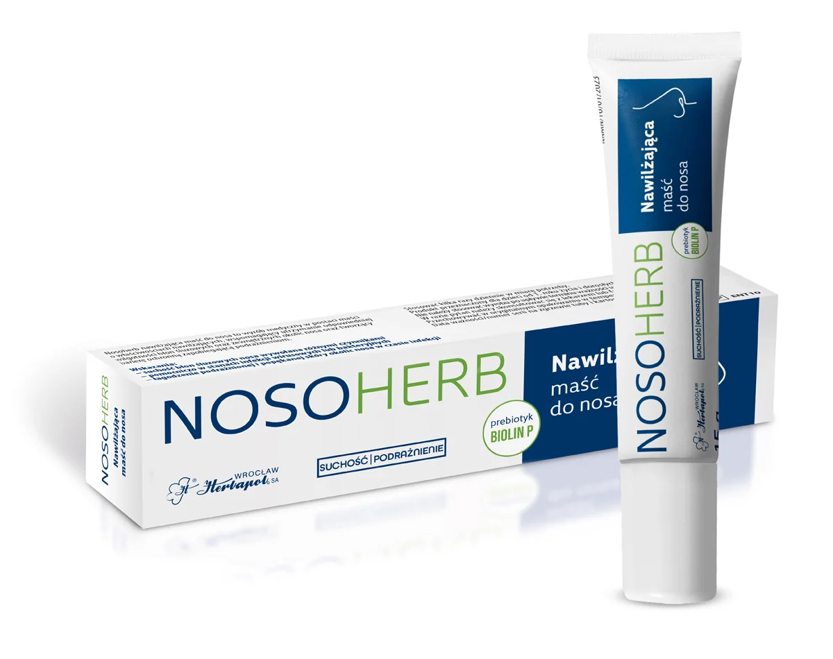 Nosoherb nawilżająca maść do nosa, 15 g