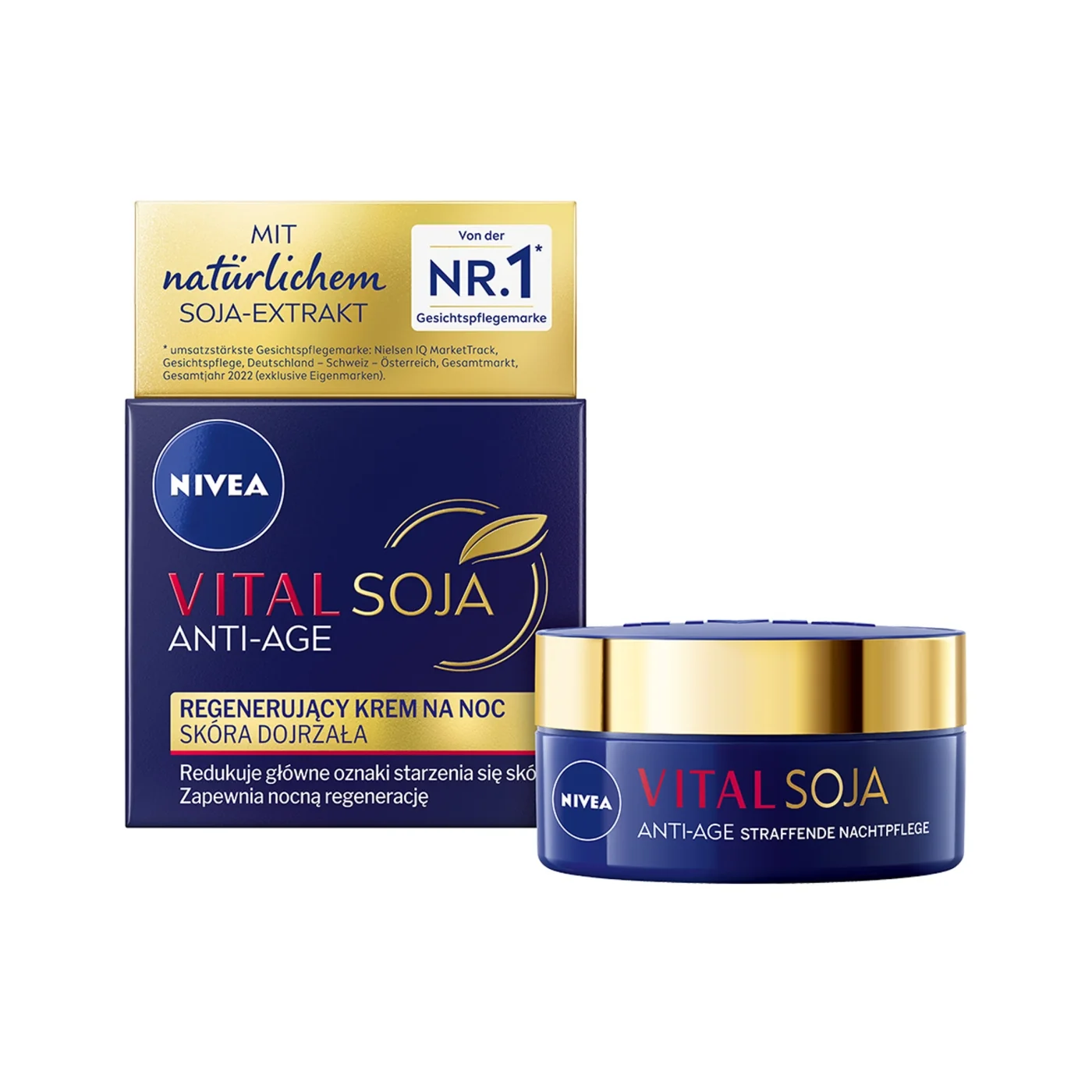 Nivea Vital Soja regenerujący krem na noc skóra dojrzała, 50 ml