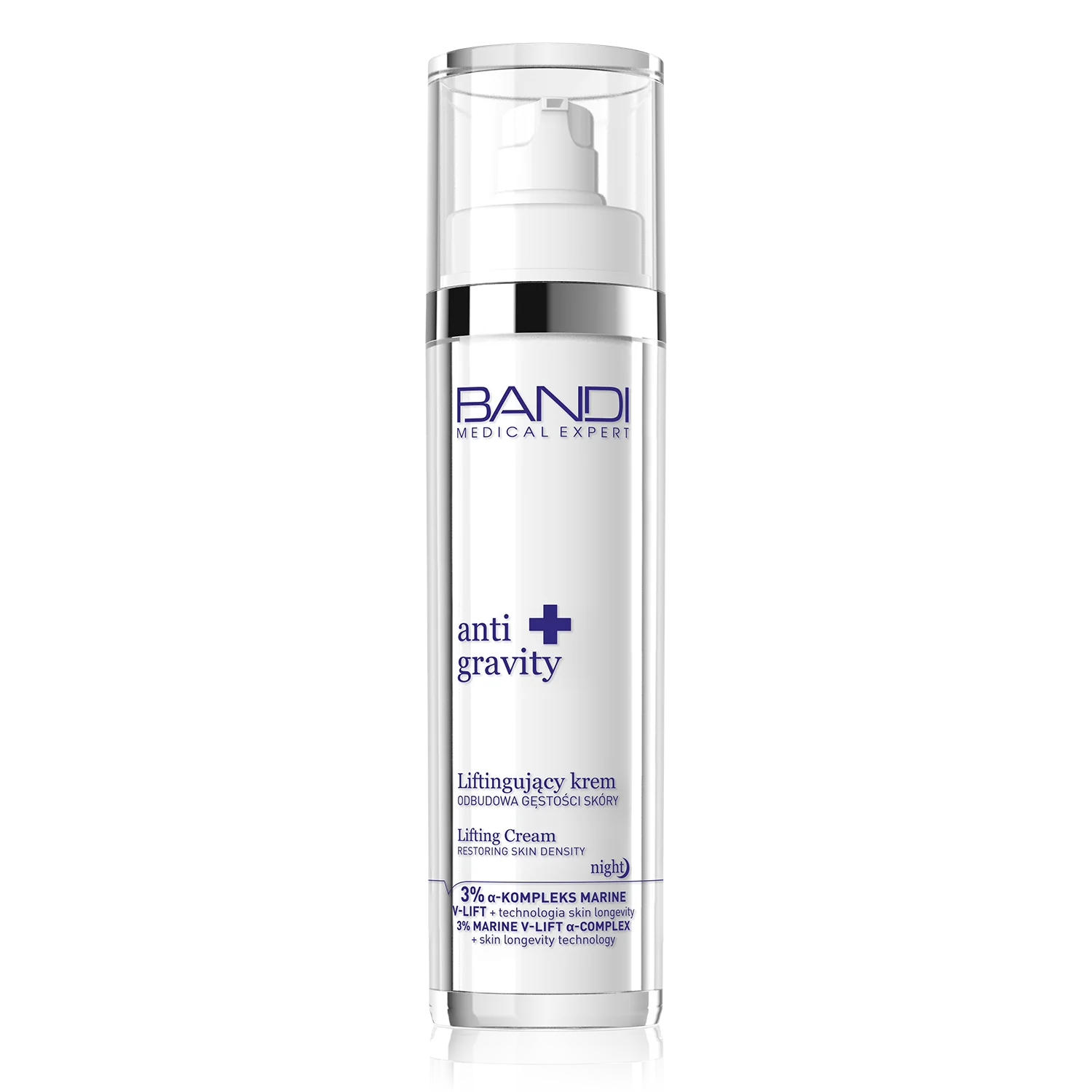 BANDI Anti Gravity liftingujący krem odbudowa gęstości skóry, 50 ml
