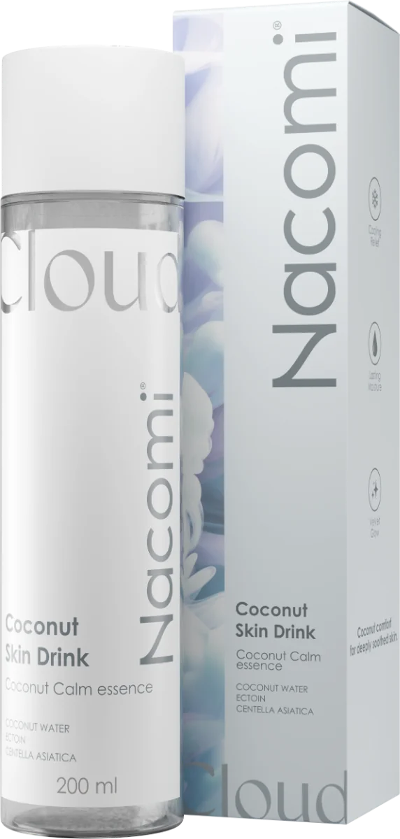 Nacomi Coconut Skin Drink kojąca esencja z wodą kokosową, 200 ml