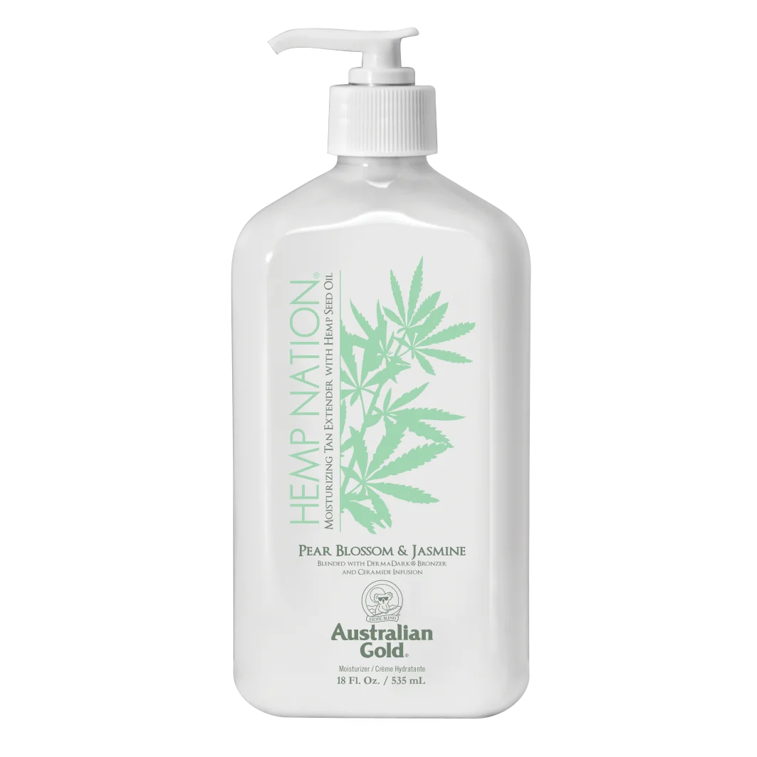 Australian Gold Hemp Nation balsam po opalaniu kwiat gruszy i jaśmin, 535 ml