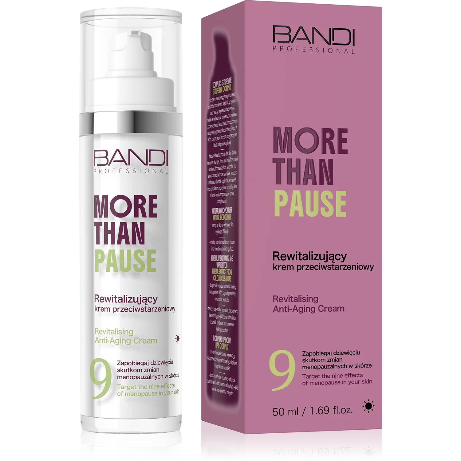 Bandi More Than Pause rewitalizujący krem przeciwstarzeniowy, 50 ml