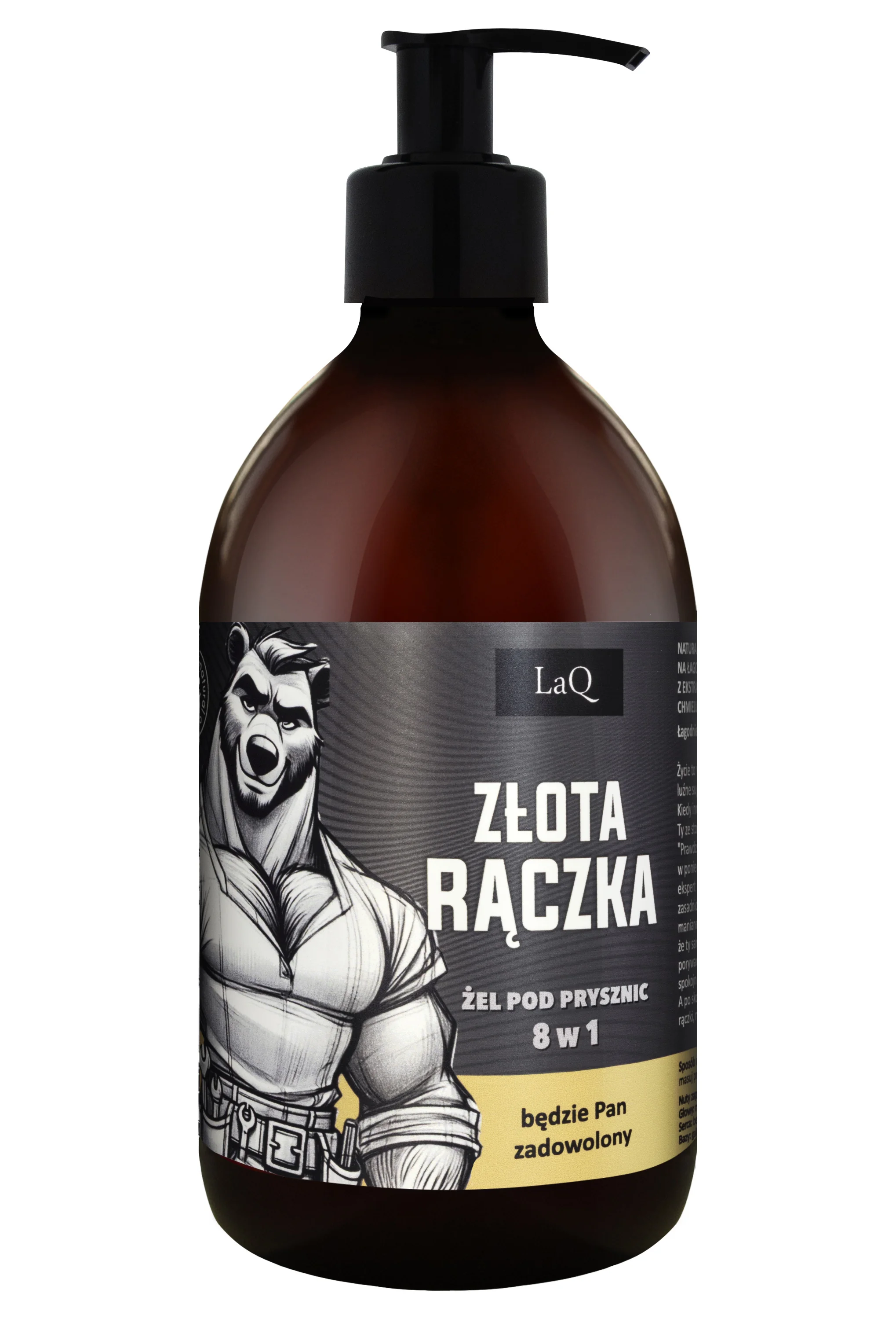 LaQ Złota Rączka żel pod prysznic 8w1, 500 ml