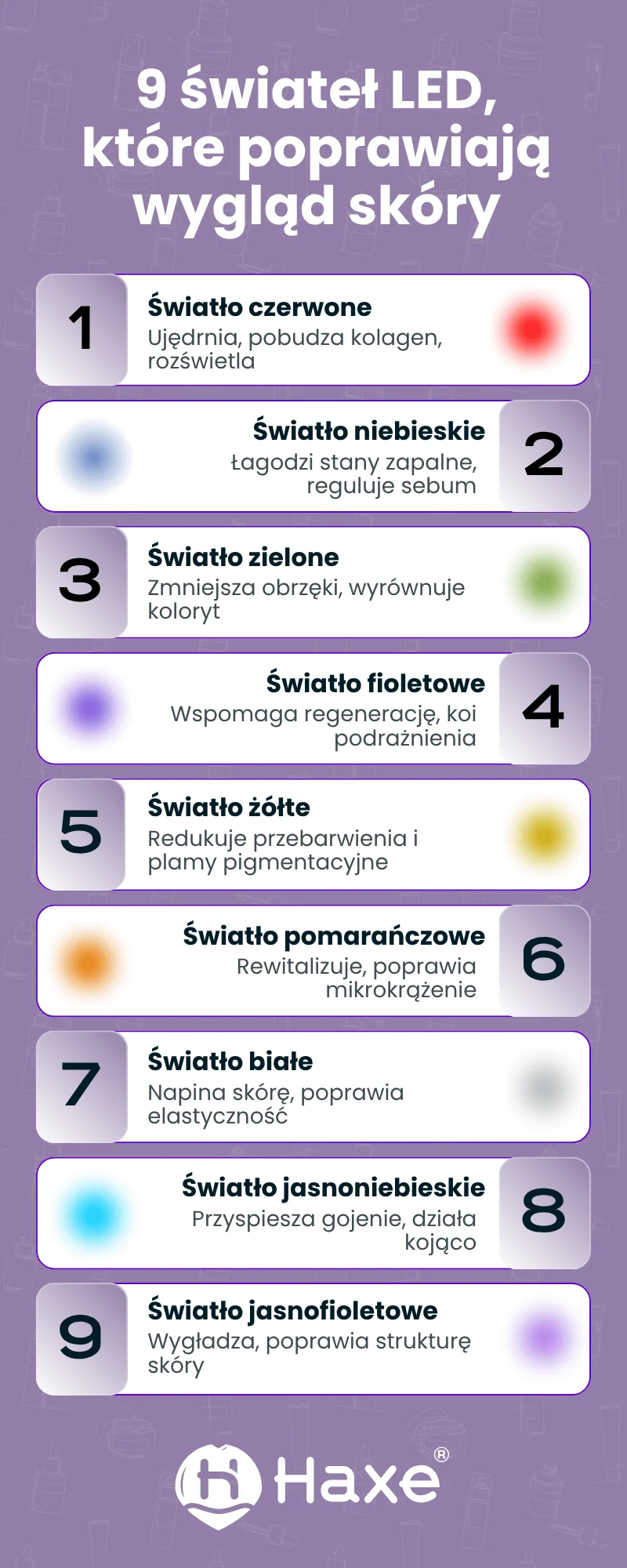 Haxe Masażer pod oczy Glorie, 1 sztuka